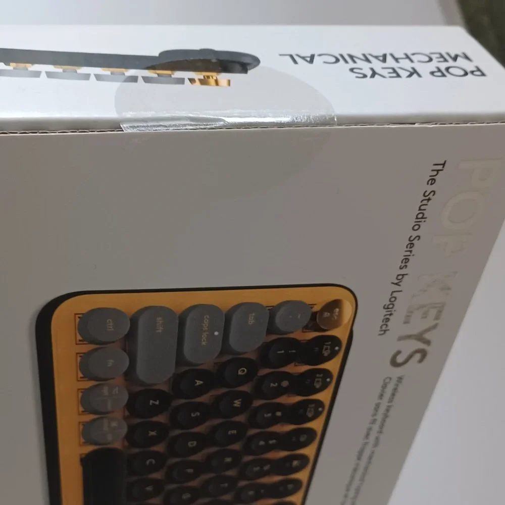 New Logitech POP KEYS Wireless Mechanical Keyboard with Customizable Emoji Keys